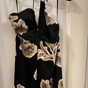 Banana Republic Satin Halter Dress